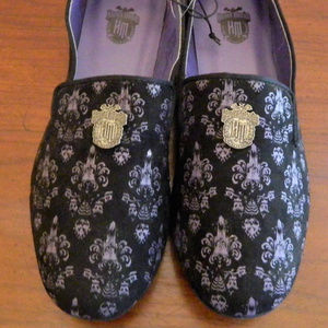 DISNEY HAUNTED MANSION WALLPAPER LOAFERS